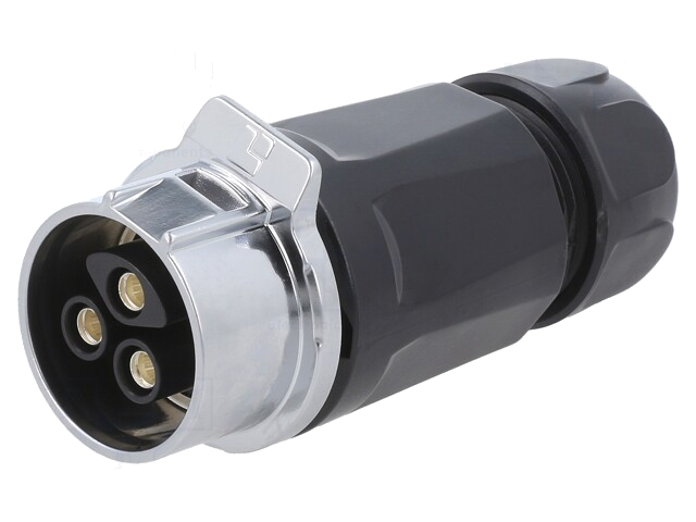 Connector: rond; stekker; maat 28; 02; vrouwelijk; PIN: 3; verguld Connector: rond; stekker; maat 28; 02; vrouwelijk; PIN: 3; verguld